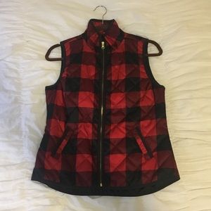 Old Navy Gingham Vest